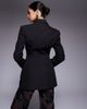 Kaiia Kaiia exclusive cinched waist blazer in black - part of a set - 4