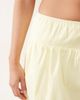 Kaiia Kaiia exclusive cotton drop waist ruffle hem maxi skirt in lemon - part of a set-Yellow - 4