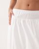 Kaiia Kaiia exclusive cotton drop waist ruffle hem maxi skirt in white - part of a set - 3