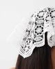 Kaiia Kaiia exclusive crochet headscarf in white - 2