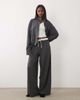 Kaiia Kaiia exclusive double waistband wide leg tactical pants in charcoal - part of a set-Gray - 1