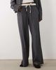Kaiia Kaiia exclusive double waistband wide leg tactical pants in charcoal - part of a set-Gray - 3