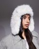 Kaiia Kaiia exclusive faux fur trapper hat in cream-White - 1