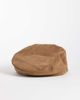 Kaiia Kaiia exclusive faux suede baker boy cap in light brown-White - 3