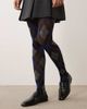 Kaiia Kaiia exclusive heritage plaid tights in blue and black-Multi - 1