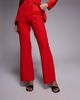 Kaiia Kaiia exclusive high rise tailored flare pants in red - part of a set - 2