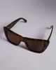 Kaiia Kaiia exclusive oversized cat eye sunglasses in brown tort-Multi - 3