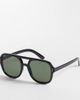 Kaiia Kaiia exclusive oversized chunky square sunglasses in black - 1