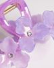Kaiia Kaiia exclusive oversized flower claw clip in lilac-Purple - 3