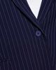 Kaiia Kaiia exclusive oversized menswear inspired blazer in navy pinstripes - 4