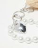 Kaiia Kaiia Exclusive pearl chain teddy bear bag charm in multi-Brown - 2