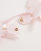 Kaiia Kaiia exclusive resin diamante detail drop flower earrings in pink - 4