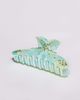 Kaiia Kaiia exclusive rhinestone starfish hair claw clip in blue and green - 2