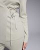 Kaiia Kaiia exclusive rib knit wrap front top in sage - part of a set-White - 2