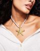 Kaiia Kaiia exclusive rope chain starfish necklace in gold tone - 1