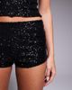 Kaiia Kaiia exclusive sequin micro shorts in black - part of a set - 3