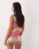 Kaiia Kaiia exclusive sequined micro shorts in lemon and pink floral - part of a set-Multi - 4