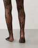 Kaiia Kaiia exclusive sheer floral lace tights in black-Multi - 3
