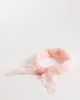 Kaiia Kaiia exclusive sheer lace headscarf in pink - 1