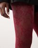 Kaiia Kaiia exclusive sheer lace tights in burgundy-Multi - 2