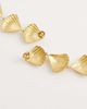 Kaiia Kaiia exclusive stainless steel shell drop earrings in gold-Multi - 4