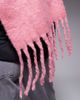 Kaiia Kaiia exclusive super soft oversized fringed scarf in pink - 3