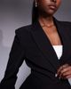 Kaiia Kaiia exclusive tailored cinched waist blazer in black - 3