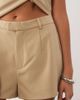 Kaiia Kaiia exclusive tailored mini shorts in beige - part of a set-Neutral - 4