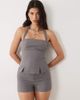 Kaiia Kaiia exclusive tailored mini shorts in charcoal - part of a set-Gray - 2