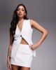 Kaiia Kaiia Exclusive tailored mini skirt in white - part of a set - 1