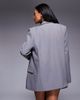 Kaiia Kaiia Exclusive tailored oversized blazer in charcoal gray - part of a set - 3