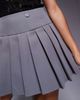 Kaiia Kaiia Exclusive tailored pleated mini skirt in charcoal gray - part of a set - 3
