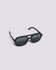 Kaiia Kaiia exclusive thin frame aviator sunglasses in black - 3