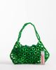 Kaiia Kaiia exclusive wooden beaded shoulder bag in green - 2