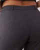Kaiia Kaiia exclusive woven wide leg cuffed detail tailored stretch pants in charcoal - part of a set-Gray - 4