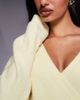 Kaiia Kaiia knit wrap cardigan in yellow - 2