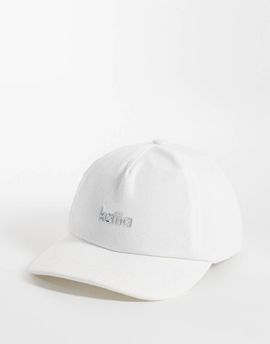 Kaiia Kaiia silver hardware logo cap in white
