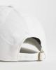 Kaiia Kaiia silver hardware logo cap in white - 2