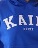Kaiia Kaiia Sport cotton rich embroidered logo oversized hoodie in cobalt - part of a set-Blue - 3