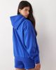 Kaiia Kaiia Sport cotton rich embroidered logo oversized hoodie in cobalt - part of a set-Blue - 4