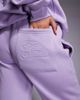 Kaiia Kaiia Studio embroidered logo wide leg pocket detail sweatpants in lilac - part of a set-Purple - 3