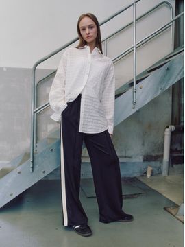 KAIIVV 25SS Lace Point Track Pants [Black]