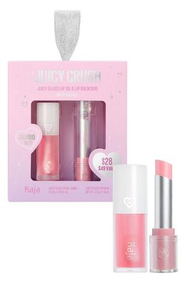 Kaja Kaja Juicy Crush Lip Oil & Lip Balm Set $49 Value
