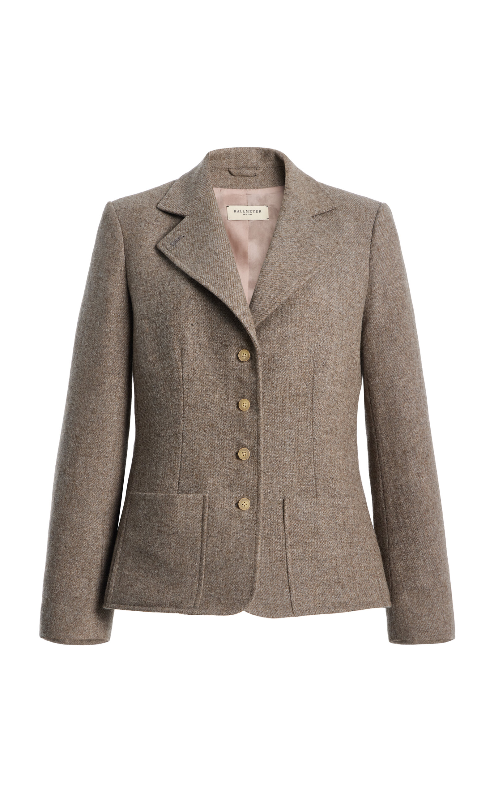 KALLMEYER KALLMEYER Abel Single Breasted Wool Tweed Blazer