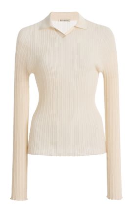 KALLMEYER KALLMEYER Caleb Polo Supefine Cotton Rib Top