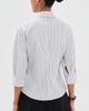 Kallmeyer Kallmeyer Colette 3/4-Sleeve Button Down Shirt Navy Stripe - 3