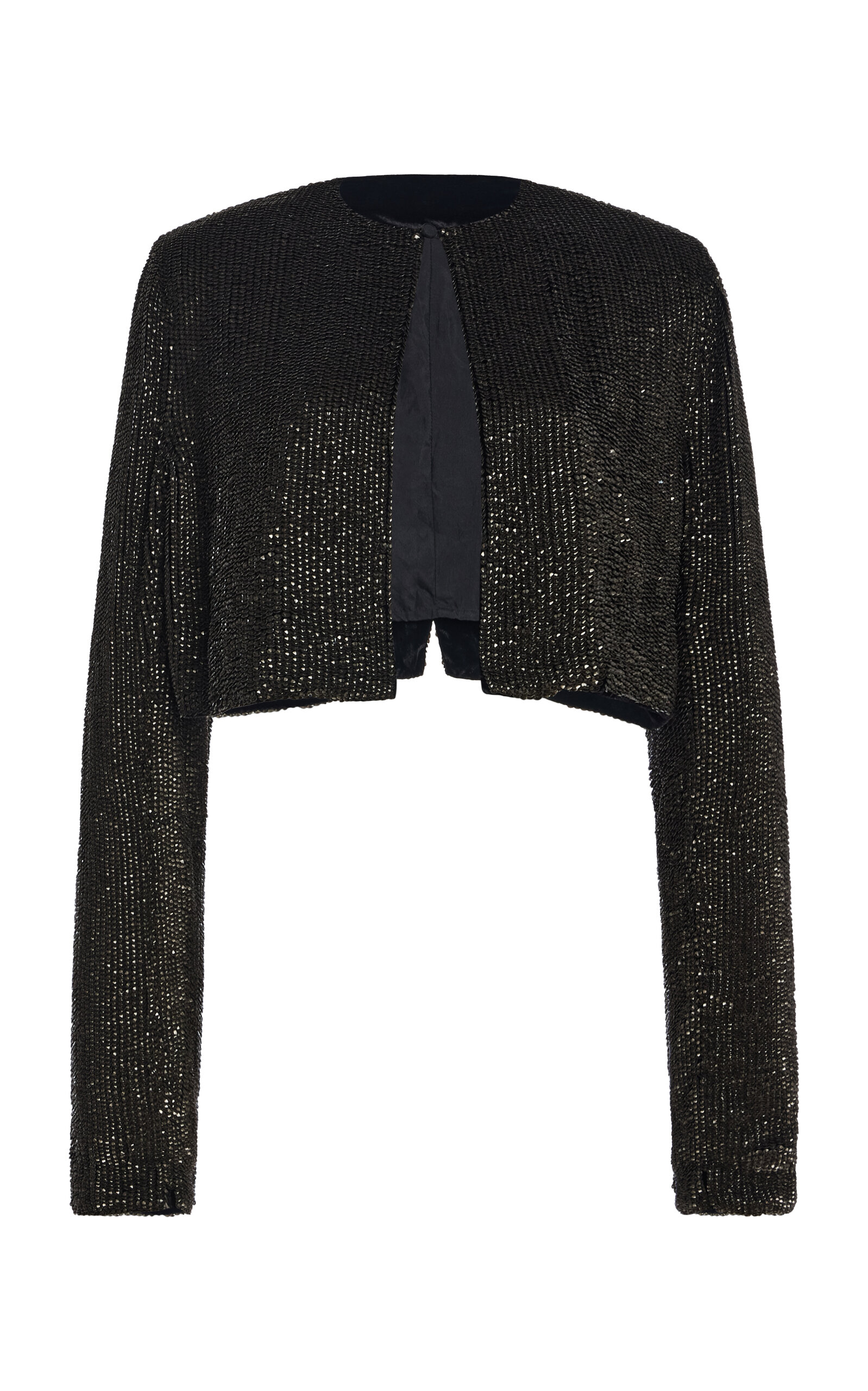 KALLMEYER KALLMEYER Elara Prism Sequined Cropped Jacket