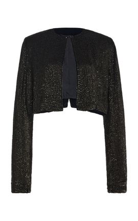 KALLMEYER KALLMEYER Elara Prism Sequined Cropped Jacket