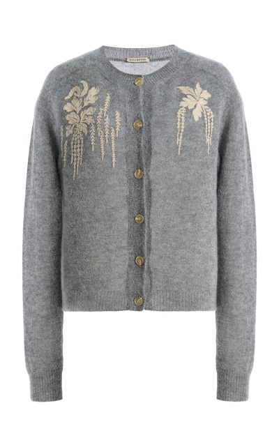 KALLMEYER KALLMEYER Embellished Mohair Alpaca Colson Cardigan