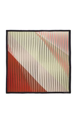 KALLMEYER KALLMEYER Fluted Oversized Silk Scarf Multi OS